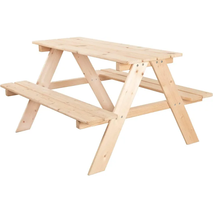 John 41000 'Kindersitzgruppe natur', 89 x 79 x 49,5 cm, Fichte, Sitzhöhe 28 cm