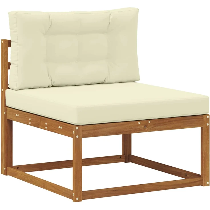 vidaXL Outdoor Mittelsofa Natur 900532 – Bild 2