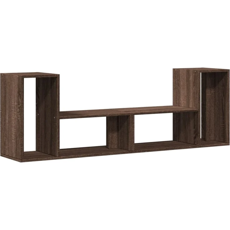 2 pcs TV-Schrank, Lowboard Braun Eichen-Optik 75 x 30 x 50 cm Holzwerkstoff – Bild 6