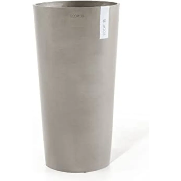 ECOPOTS Blumentopf AMSTERDAM HIGH Taupe, BxTxH: 41x41x76 cm – Bild 1