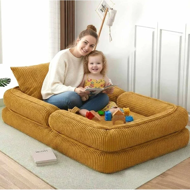 Hanah Home 'Exclusive 150 - Mustard' Beistellbett, Senf, 90 x 45 x 150 cm – Bild 5