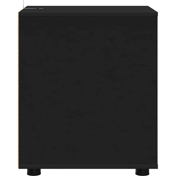 vidaXL Aufbewahrungsschrank 40 x 48 x 57 cm Holzwerkstoff Schwarz 888838 – Bild 7