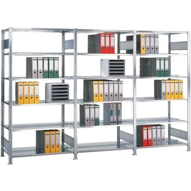 Schulte Regal MULTIplus150 36046 Anbau 2.000x1.000x600mm MA lichtgrau – Bild 3