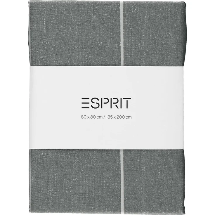 Esprit Bettwäsche HARPLINES Renforcé Kissenbezüge und Bettwäsche, Baumwolle, 1 teilig, 135 x 200 cm in Anthrazit – Bild 2