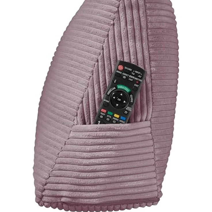 XDREAM Rückenkissen ergonomisches Keilkissen für Bett und Sofa, 1-tlg, als Kopfkissen oder Venenkissen verwendbar, mit praktischem Seitenfach – Bild 4
