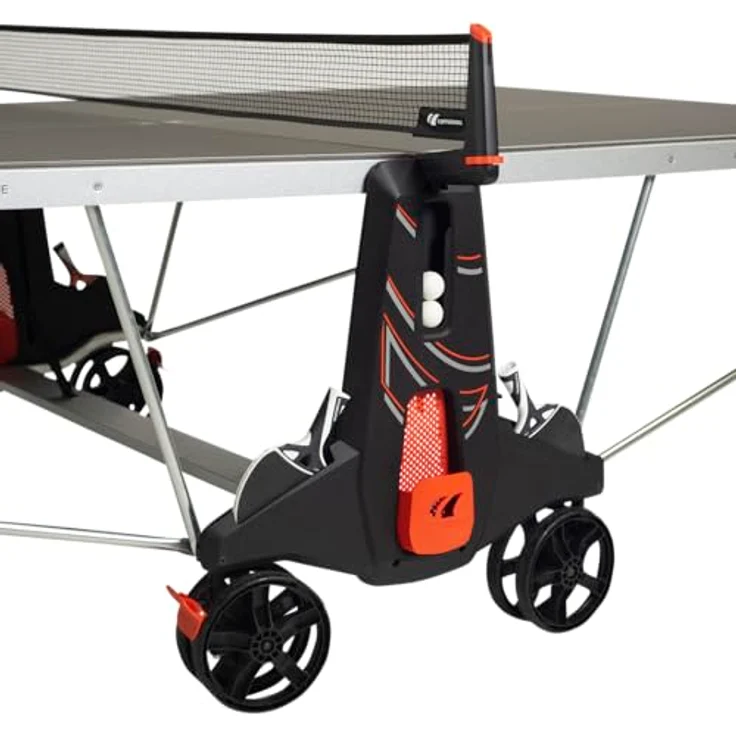 Cornilleau Outdoor Tischtennisplatte 500X, wetterfest mit MATTOP-Beschichtung und DSI-Verriegelungsmechanismus, schwarz – Bild 8