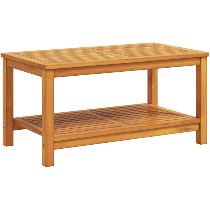 vidaXL Beistelltisch Braun 90 x 50 x 45 cm Massivholz Akazie 4108104