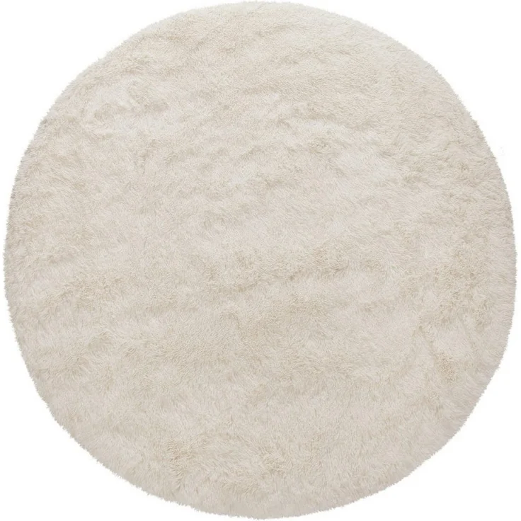 TT Home Teppich, Rund, Höhe: 37 mm, Teppich Wohnzimmer Hochflor Langflor Weich Soft Modernes Einfarbiges D – Bild 2