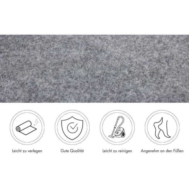 misento Outdoorteppich Poolteppich, rund, Höhe: 4 mm, mit Noppen zur Drainage, pflegeleicht, strapazierfähig – Bild 3