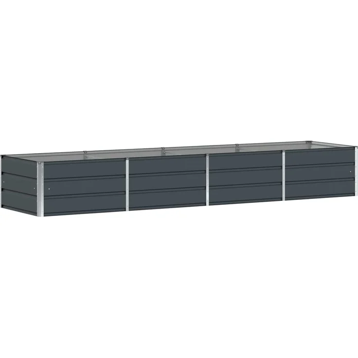 vidaXL Pflanzkübel Anthrazit 320 x 80 x 45 cm Stahl 42018196 – Bild 1