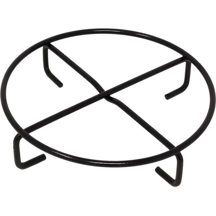 ToCi Topfuntersetzer ToCi Dutch Oven Feuertopf Pfannen Untersetzer Ø20x5 cm Stahl Schwarz, 1-tlg, universell passend für Grilltöpfe und -Pfannen – Bild 1