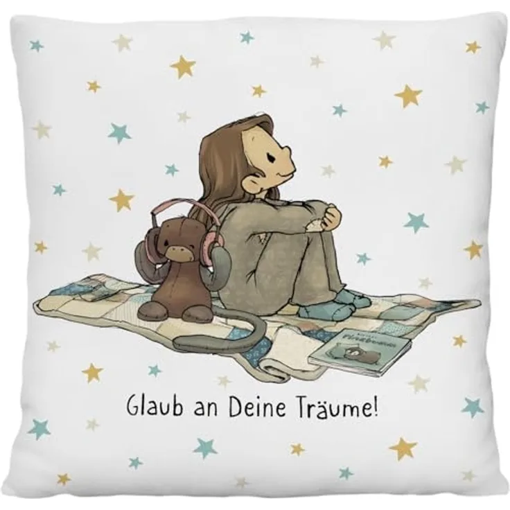 Sheepworld Plüschkissen Kuschelkissen Kissen Geschenk für Kinder ANOUK 73949