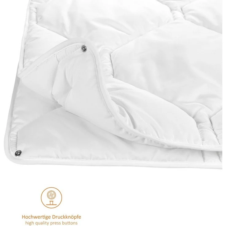 sleepling Microfaserbettdecke Komfort 100, Füllung: Hohlfasern, Bezug: 100 % Polyester, in 135x200 cm, 155x220 cm und Weitere, Allergiker geeignet, Made in EU – Bild 3