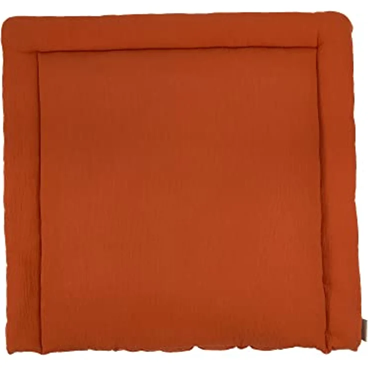 KraftKids Wickelauflage in Doppelkrepp Rot Herbstrot, Wickelunterlage 85x75 cm (BxT), Wickelkissen – Bild 2