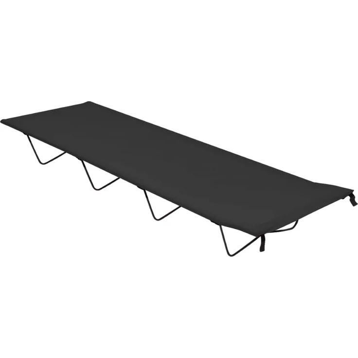 vidaXL Campingbett 180x60x19 cm Oxford-Gewebe und Stahl Schwarz 312479 – Bild 1