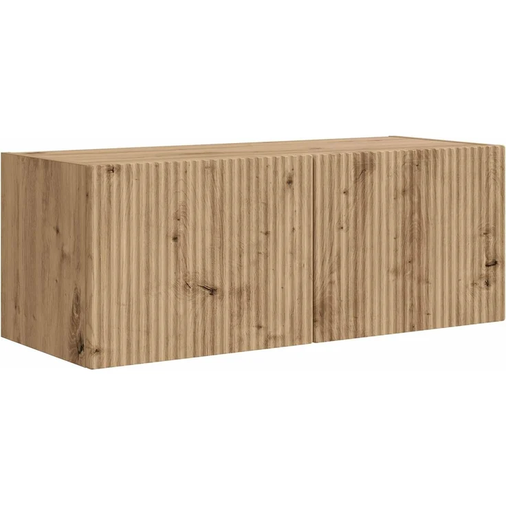 vidaXL TV-Wandregal-Set Wandmontiert 4 pcs Artisan-Eiche Holzwerkstoff 3408924 – Bild 5