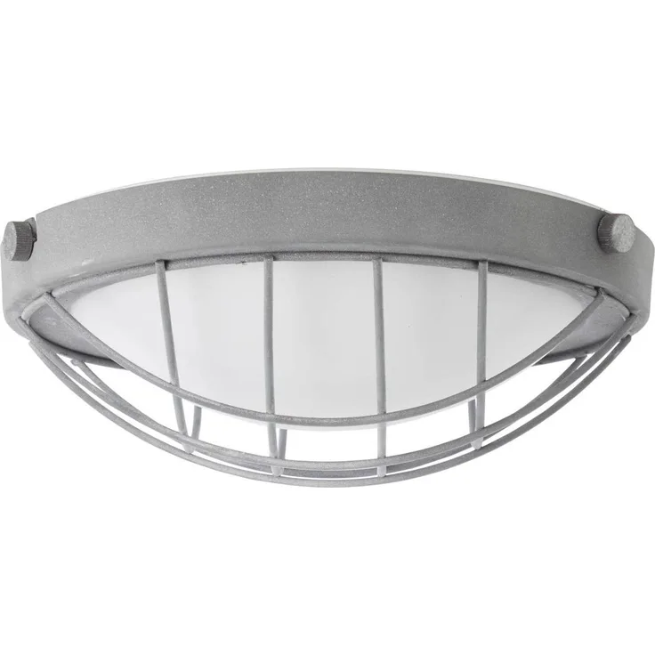 BRILLIANT Lampe Sirocco Wand- und Deckenleuchte 29cm grau Beton | 1x A60, E27, 40W, geeignet für Normallampen (nicht enthalten) | Für LED-Leuchtmittel geeignet