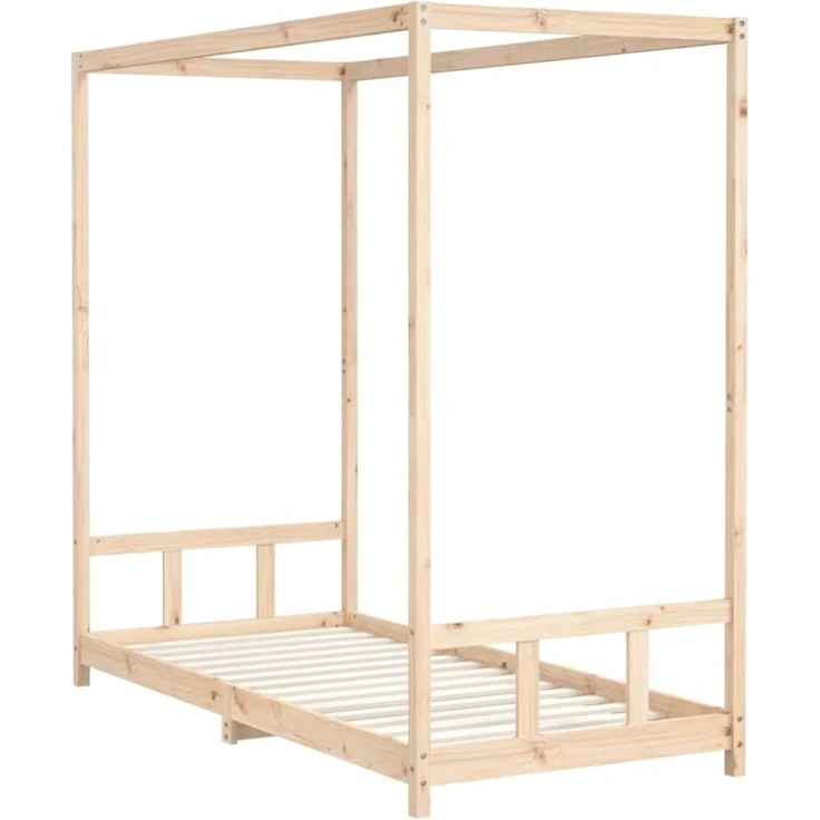 vidaXL Kinderbett 90x200 cm Massivholz Kiefer 834522 – Bild 3