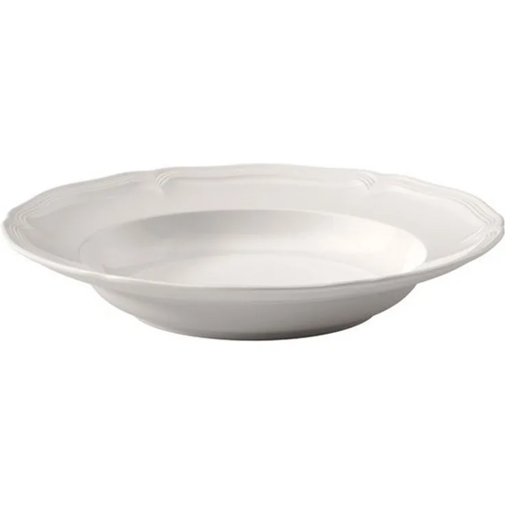 Suppenteller 23cm Manoir Villeroy und Boch Suppenteller - Mikrowelle geeignet, Spülmaschinenfest