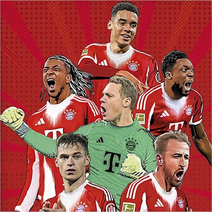 FC Bayern München Bettwäsche FC Bayern München I Bettwäsche Player 2025-26 I Fanwelt I Rot, Baumwolle – Bild 2