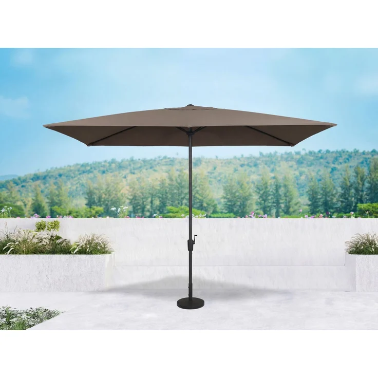 TrendLine Sonnenschirm Lagos taupe 200x300 cm – Bild 6