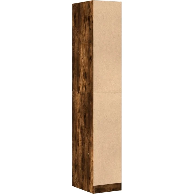vidaXL Apothekerschrank Räuchereiche 30x41x174,5 cm Holzwerkstoff 3309631 – Bild 6