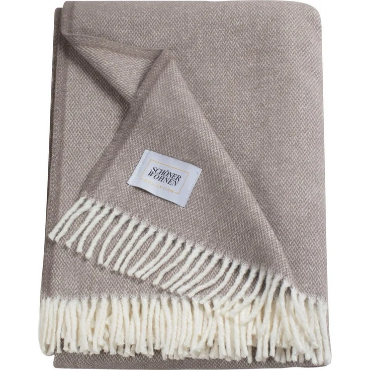 Wohndecke Relax, SCHÖNER WOHNEN-Kollektion, mit Fransen, Kuscheldecke – Bild 5