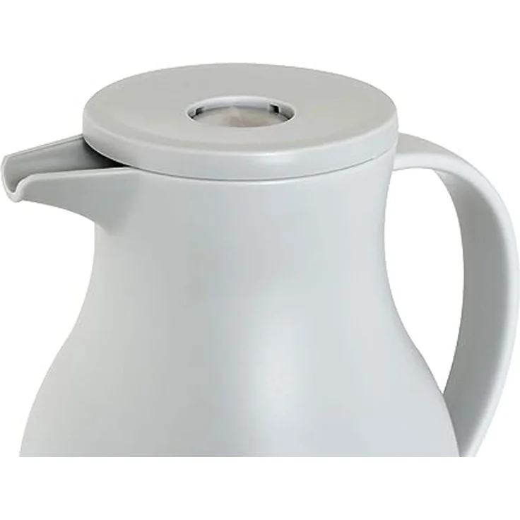 dobman exclusive 401724 Thermokanne Isolierkanne Kaffeekanne Warmhaltekanne 1L. Pearl – Bild 5