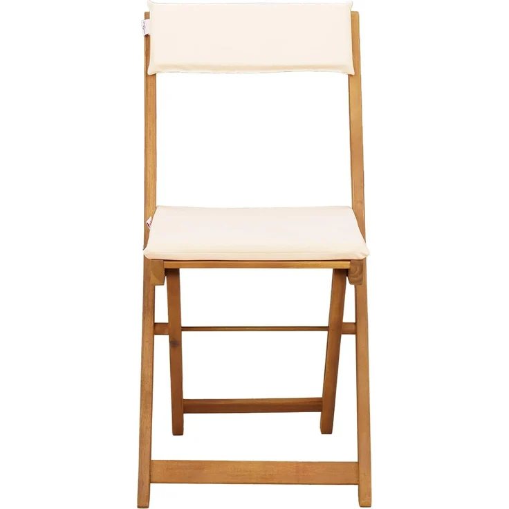 vidaXL Außen Bistro-Stühle 6 stk. Natur und Cremeweiß 3416287 – Bild 6