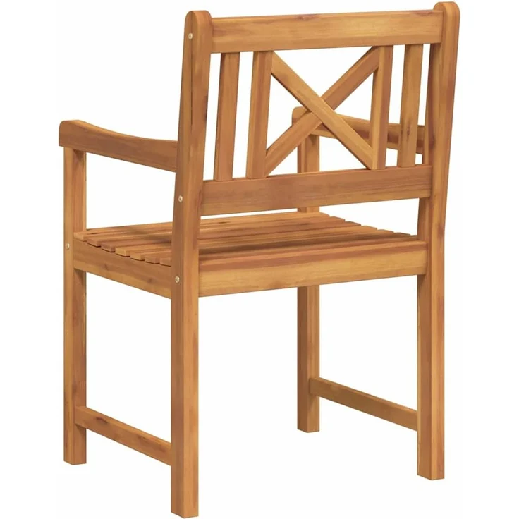 vidaXL Gartenstuhl 6 pcs 56 x 56 x 90 cm Massivholz Akazie 3324847 – Bild 6