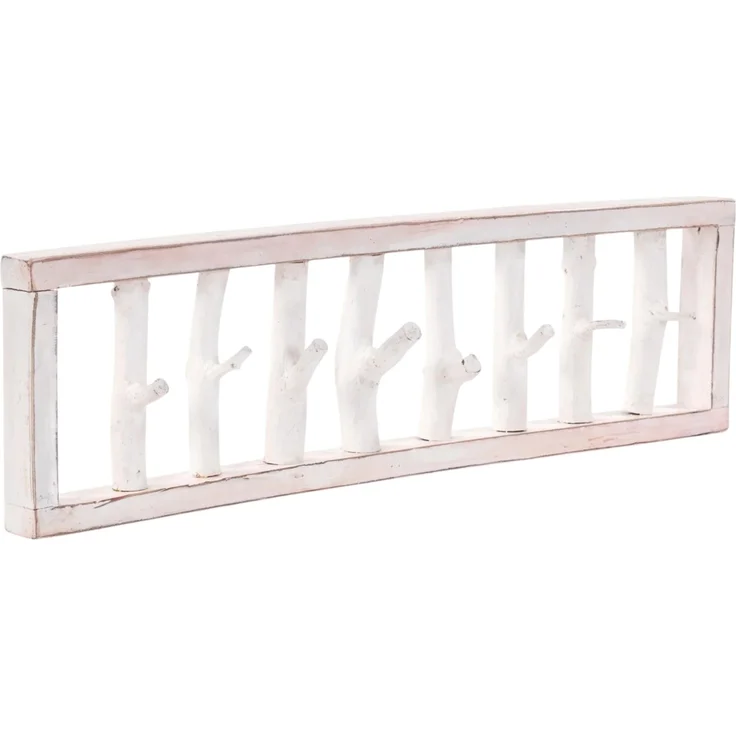 DESIGN DELIGHTS Wandgarderobe WANDGARDEROBE TREIBHOLZ UNIKAT, 80x22cm (BxH), Garderobe, Hakenleiste – Bild 1
