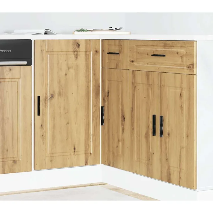 vidaXL Küchenunterschrank Porto Artisan-Eiche Holzwerkstoff 854307 – Bild 1