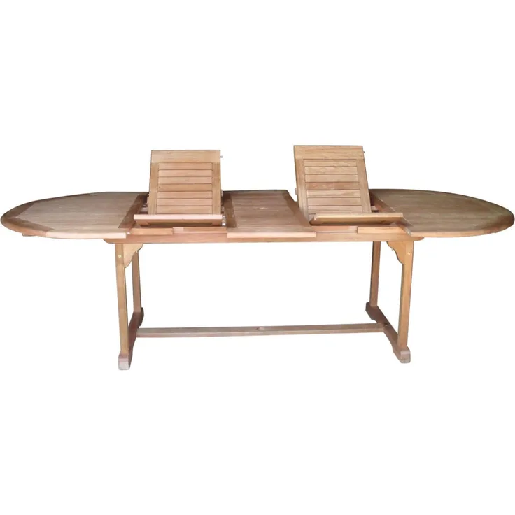 Sedex Gartentisch Liberia Oval 180-260x110 cm ausziehbar Natur