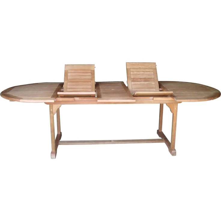 Sedex Gartentisch Liberia Oval 180-260x110 cm ausziehbar Natur