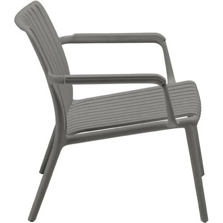 Kettler LAGO Lounge Gartensessel Grau wetterfest stapelbar – Bild 3