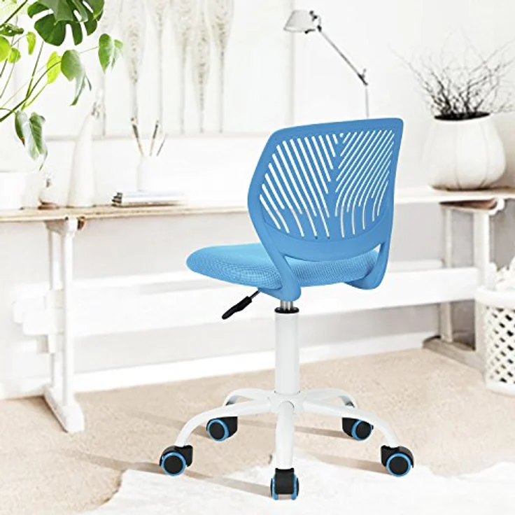 FurnitureR 2X Höhenverstellbarer Drehstuhl - Ergonomischer Schreibtischstuhl für Kinder/Jugendliche, Drehbarer Bürostuhl mit Rollen für Homeoffice & Kinderzimmer – Bild 5