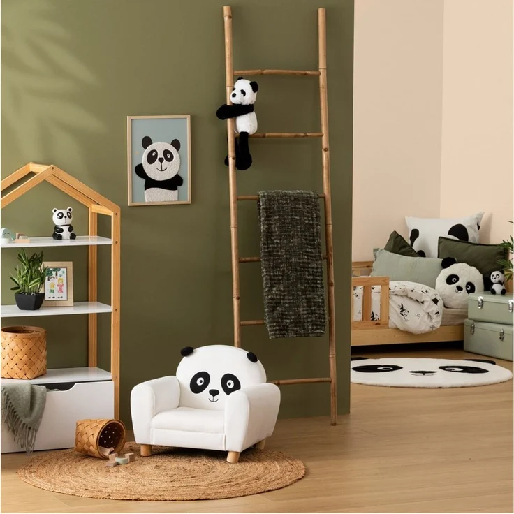 Atmosphera Créateur d'intérieur Kindersessel Kinderstuhl Panda, 53 × 43 × 43,5 cm – Bild 3
