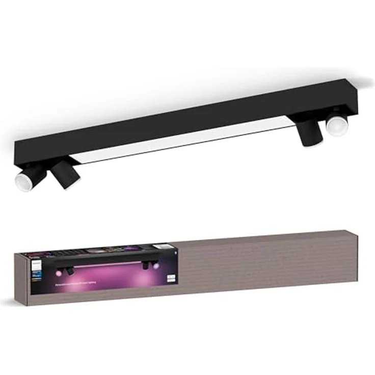 Philips Hue White&Col. Amb. Centris Spot 4flg schwarz V2 – Bild 2