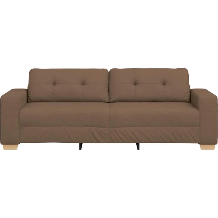 vidaXL 3-Sitzer-Sofa Braun 180 cm Stoff 4105092 – Bild 4