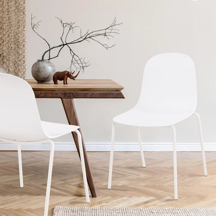 CLP Stuhl Hardin stapelbar und absolut wetterfest,weiß – Bild 3