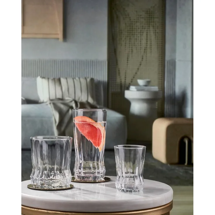Hermia Concept 'Gaia 18' Gläser-Set (18-teilig), Transparent, 7 x 7 x 14 cm, 285 ml