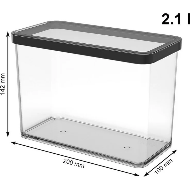 ROTHO Vorratsdose, Kunststoff, (Vorratsdosenset, Set 10 tlg) – Bild 3