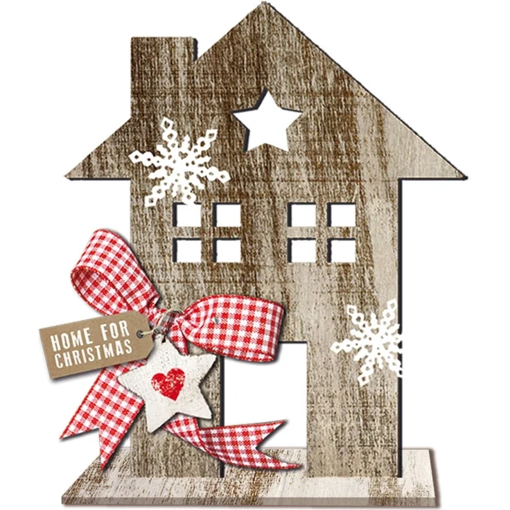 Paperproducts Design Dekofigur Haus groß Country Xmas
