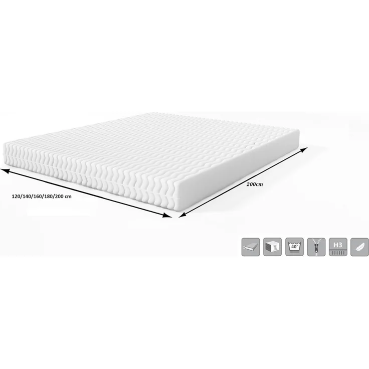 Polsterbett Doppelbett Set. 4 CARSON 120x200cm Stoff Catch Me Rostbraun – Bild 6