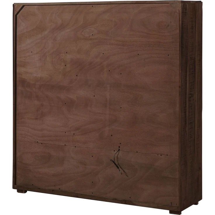 Highboard Akazie 145x40x153 dunkelbraun lackiert BARK #207 – Bild 7