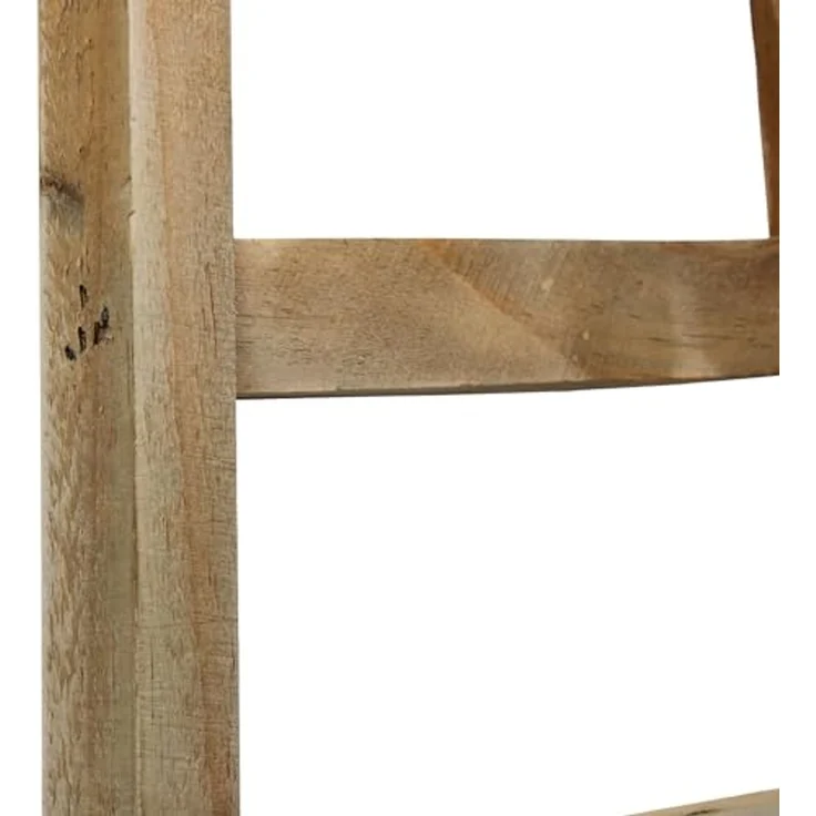 Spetebo Dekoleiter Holz mit 5 Sprossen - 80 x 29 cm - Mini Leiter im Landhaus Design (Stück, 1 St, 1), in konischer Form – Bild 3