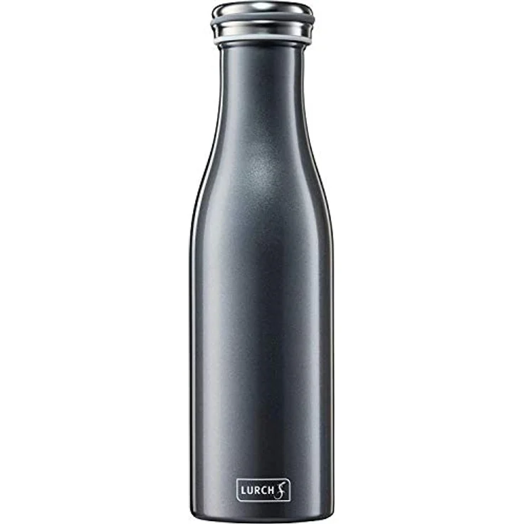 Lurch Edelstahl Isolierflasche 0,5 l Anthrazit Metallic – Bild 2