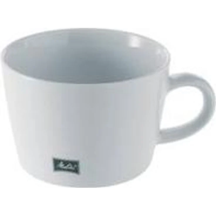 Melitta Milchkaffee-Tasse ''M-Cups'', weiß, 0,45 l aus Porzellan, Höhe: 72 mm, mit Henkel gepackt zu 6 Stück (18909) , Verpackungseinheit: 6 Stück