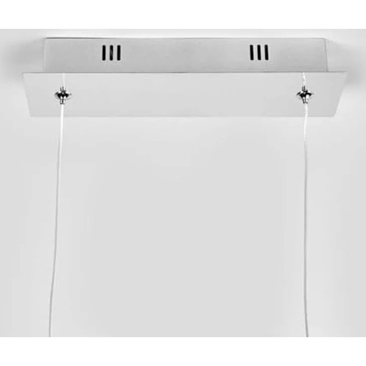 Lucande LED-Pendelleuchte Lorian, 99 cm, chrom mit satinierter Diffusor für gleichmäßige Lichtverteilung – Bild 9