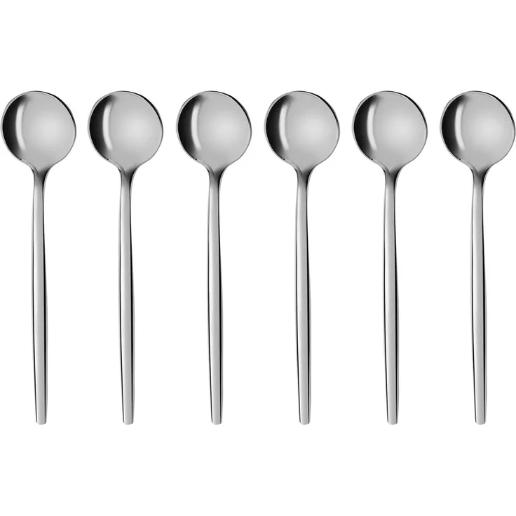 Espressolöffel Provence, 6-teilig, schwarz, Edelstahl, 11 cm